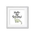 Picture of Hear me Stomp Green  _GroupedProduct_Square_Mini_ _GroupedProduct_Square_Framed_Matted_