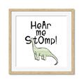 Picture of Hear me Stomp Green  _GroupedProduct_Square_Mini_ _GroupedProduct_Square_Framed_Matted_