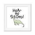 Picture of Hear me Stomp Green  _GroupedProduct_Square_Mini_ _GroupedProduct_Square_Framed_Matted_