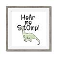 Picture of Hear me Stomp Green  _GroupedProduct_Square_Mini_ _GroupedProduct_Square_Framed_Matted_
