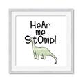 Picture of Hear me Stomp Green  _GroupedProduct_Square_Mini_ _GroupedProduct_Square_Framed_Matted_