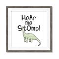 Picture of Hear me Stomp Green  _GroupedProduct_Square_Mini_ _GroupedProduct_Square_Framed_Matted_