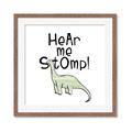 Picture of Hear me Stomp Green  _GroupedProduct_Square_Mini_ _GroupedProduct_Square_Framed_Matted_
