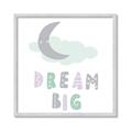 Picture of Dream Big Pastel _GroupedProduct_Square_Mini_ _GroupedProduct_Square_Framed_Matted_