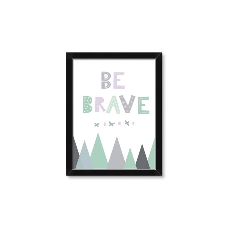 Picture of Be Brave I Pastel _GroupedProduct_Rectangle_Portrait_Mini_ _GroupedProduct_Rectangle_Portrait_Framed_Matted_