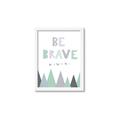 Picture of Be Brave I Pastel _GroupedProduct_Rectangle_Portrait_Mini_ _GroupedProduct_Rectangle_Portrait_Framed_Matted_