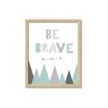 Picture of Be Brave I Pastel _GroupedProduct_Rectangle_Portrait_Mini_ _GroupedProduct_Rectangle_Portrait_Framed_Matted_