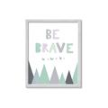 Picture of Be Brave I Pastel _GroupedProduct_Rectangle_Portrait_Mini_ _GroupedProduct_Rectangle_Portrait_Framed_Matted_