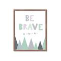 Picture of Be Brave I Pastel _GroupedProduct_Rectangle_Portrait_Mini_ _GroupedProduct_Rectangle_Portrait_Framed_Matted_