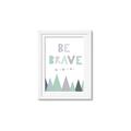 Picture of Be Brave I Pastel _GroupedProduct_Rectangle_Portrait_Mini_ _GroupedProduct_Rectangle_Portrait_Framed_Matted_