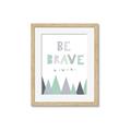 Picture of Be Brave I Pastel _GroupedProduct_Rectangle_Portrait_Mini_ _GroupedProduct_Rectangle_Portrait_Framed_Matted_