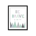 Picture of Be Brave I Pastel _GroupedProduct_Rectangle_Portrait_Mini_ _GroupedProduct_Rectangle_Portrait_Framed_Matted_