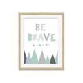 Picture of Be Brave I Pastel _GroupedProduct_Rectangle_Portrait_Mini_ _GroupedProduct_Rectangle_Portrait_Framed_Matted_