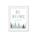 Picture of Be Brave I Pastel _GroupedProduct_Rectangle_Portrait_Mini_ _GroupedProduct_Rectangle_Portrait_Framed_Matted_