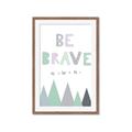 Picture of Be Brave I Pastel _GroupedProduct_Rectangle_Portrait_Mini_ _GroupedProduct_Rectangle_Portrait_Framed_Matted_