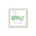 Picture of Whale Hello _GroupedProduct_Square_Mini_ _GroupedProduct_Square_Framed_Matted_