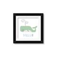 Picture of Whale Hello _GroupedProduct_Square_Mini_ _GroupedProduct_Square_Framed_Matted_
