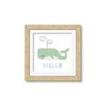 Picture of Whale Hello _GroupedProduct_Square_Mini_ _GroupedProduct_Square_Framed_Matted_