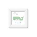 Picture of Whale Hello _GroupedProduct_Square_Mini_ _GroupedProduct_Square_Framed_Matted_