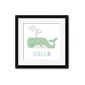 Picture of Whale Hello _GroupedProduct_Square_Mini_ _GroupedProduct_Square_Framed_Matted_