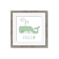Picture of Whale Hello _GroupedProduct_Square_Mini_ _GroupedProduct_Square_Framed_Matted_