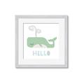 Picture of Whale Hello _GroupedProduct_Square_Mini_ _GroupedProduct_Square_Framed_Matted_