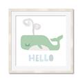 Picture of Whale Hello _GroupedProduct_Square_Mini_ _GroupedProduct_Square_Framed_Matted_
