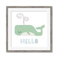 Picture of Whale Hello _GroupedProduct_Square_Mini_ _GroupedProduct_Square_Framed_Matted_