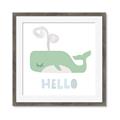 Picture of Whale Hello _GroupedProduct_Square_Mini_ _GroupedProduct_Square_Framed_Matted_