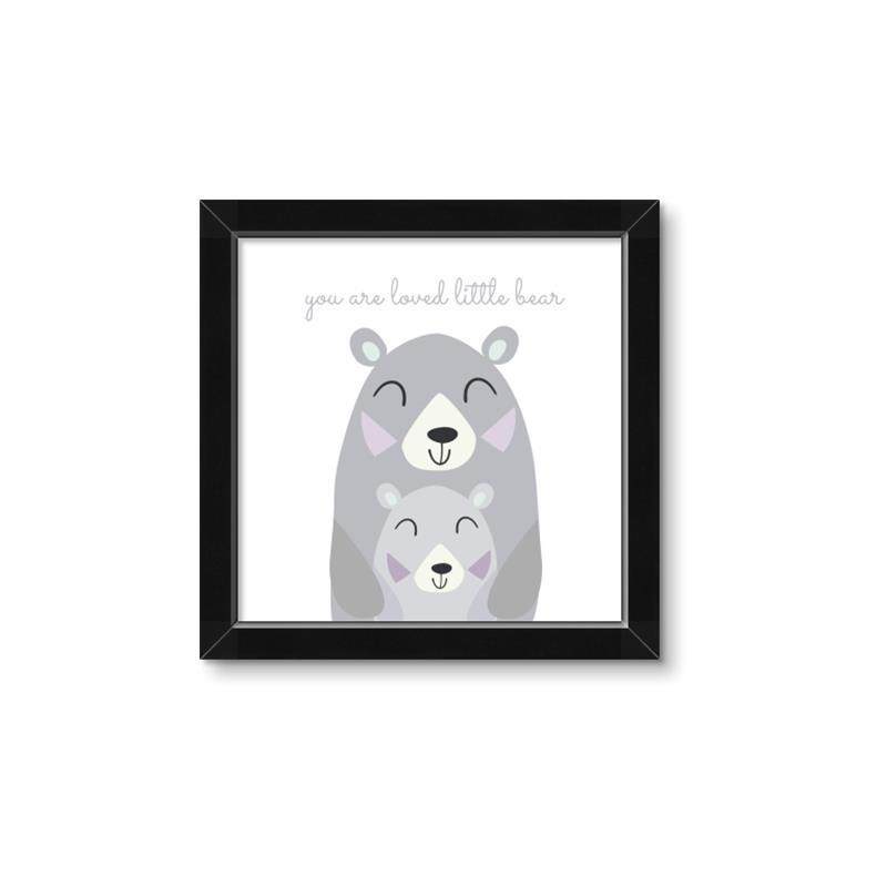Picture of Loved Little Bear _GroupedProduct_Square_Mini_ _GroupedProduct_Square_Framed_Matted_