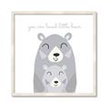 Picture of Loved Little Bear _GroupedProduct_Square_Mini_ _GroupedProduct_Square_Framed_Matted_