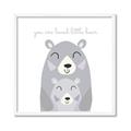 Picture of Loved Little Bear _GroupedProduct_Square_Mini_ _GroupedProduct_Square_Framed_Matted_