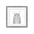 Picture of Loved Little Bear _GroupedProduct_Square_Mini_ _GroupedProduct_Square_Framed_Matted_
