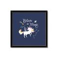 Picture of Believe in Magic Unicorn _GroupedProduct_Square_Mini_ _GroupedProduct_Square_Framed_Matted_