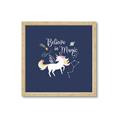 Picture of Believe in Magic Unicorn _GroupedProduct_Square_Mini_ _GroupedProduct_Square_Framed_Matted_