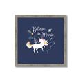Picture of Believe in Magic Unicorn _GroupedProduct_Square_Mini_ _GroupedProduct_Square_Framed_Matted_