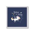 Picture of Believe in Magic Unicorn _GroupedProduct_Square_Mini_ _GroupedProduct_Square_Framed_Matted_