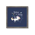 Picture of Believe in Magic Unicorn _GroupedProduct_Square_Mini_ _GroupedProduct_Square_Framed_Matted_
