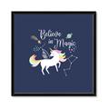 Picture of Believe in Magic Unicorn _GroupedProduct_Square_Mini_ _GroupedProduct_Square_Framed_Matted_