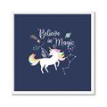 Picture of Believe in Magic Unicorn _GroupedProduct_Square_Mini_ _GroupedProduct_Square_Framed_Matted_
