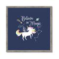 Picture of Believe in Magic Unicorn _GroupedProduct_Square_Mini_ _GroupedProduct_Square_Framed_Matted_