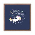 Picture of Believe in Magic Unicorn _GroupedProduct_Square_Mini_ _GroupedProduct_Square_Framed_Matted_