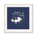 Picture of Believe in Magic Unicorn _GroupedProduct_Square_Mini_ _GroupedProduct_Square_Framed_Matted_