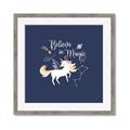 Picture of Believe in Magic Unicorn _GroupedProduct_Square_Mini_ _GroupedProduct_Square_Framed_Matted_