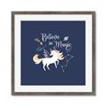 Picture of Believe in Magic Unicorn _GroupedProduct_Square_Mini_ _GroupedProduct_Square_Framed_Matted_