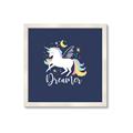 Picture of Dreamer Unicorn _GroupedProduct_Square_Mini_ _GroupedProduct_Square_Framed_Matted_