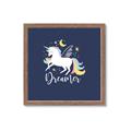 Picture of Dreamer Unicorn _GroupedProduct_Square_Mini_ _GroupedProduct_Square_Framed_Matted_