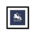 Picture of Dreamer Unicorn _GroupedProduct_Square_Mini_ _GroupedProduct_Square_Framed_Matted_