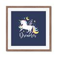 Picture of Dreamer Unicorn _GroupedProduct_Square_Mini_ _GroupedProduct_Square_Framed_Matted_