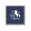 Picture of Follow your Dreams Unicorn _GroupedProduct_Square_Mini_ _GroupedProduct_Square_Framed_Matted_